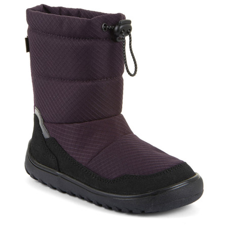 Bottes d'hiver enfant Frodo Barefoot Up Snow Tex Purple violet purple
