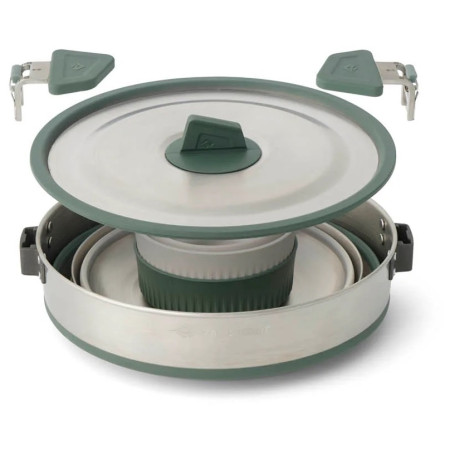 Set de vaisselle Sea to Summit Detour Stainless Steel One Pot Cook Set 5 Piece