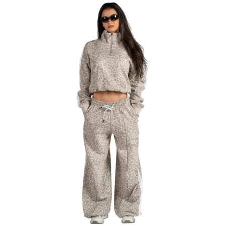 Sweat-shirt femme Nebbia Half-Zip Leopard Sweatshirt Primal