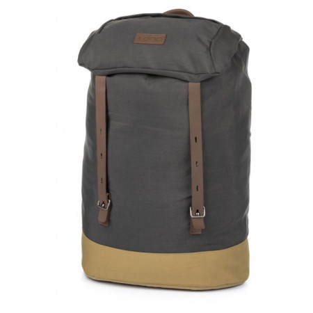 Sac à dos urbain Loap Jussi gris / brun DkShadow/Brown