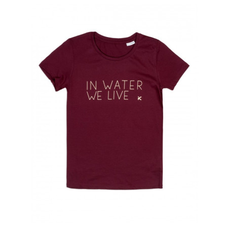 T-shirt femme Hiko Iwwl W T-Shirt bordeau