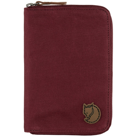 Portefeuille Fjällräven Passport Wallet rouge foncé Bordeaux Red