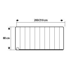 Sac de couchage - couverture Trimm Travel 185 cm