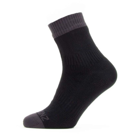 Chaussettes imperméables SealSkinz Wretham 2023 noir / gris black/grey