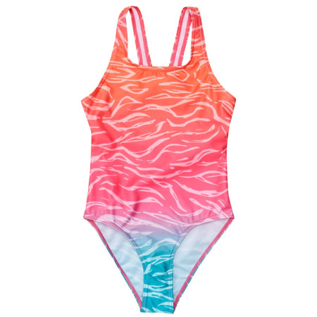 Maillot bain enfant Regatta Katrisse rose / bleu Satsuma Ombre Print
