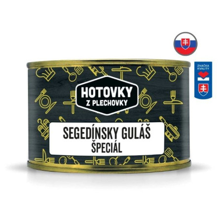 Repas Hotovky z plechovky Goulash de Szeged spécialité 400 g