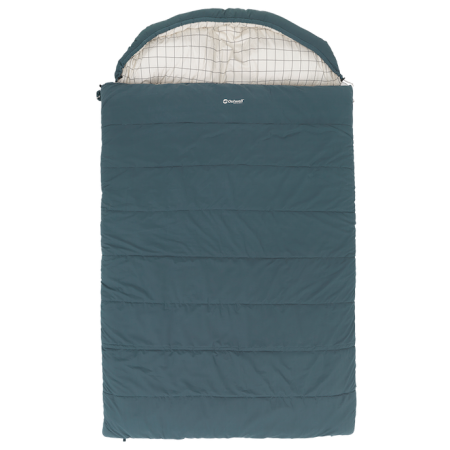 Sac de couchage - couverture Outwell Camper Lux Double bleu foncé Blue