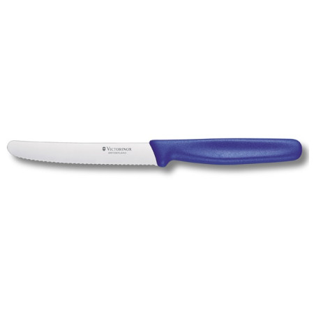 Couteau tomates Victorinox 11 cm - rovná rukojeť bleue