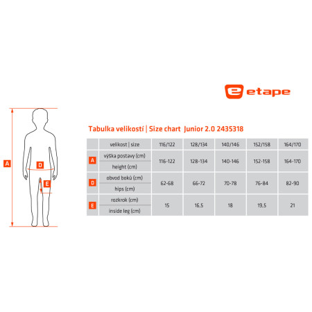 Short vélo enfants Etape Junior 2.0