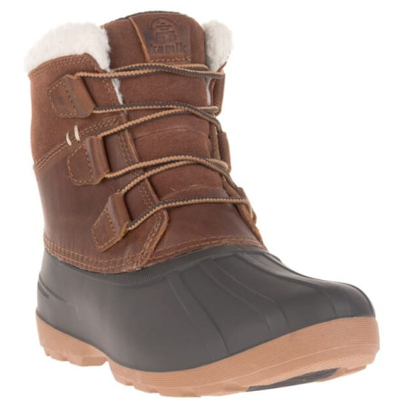 Bottes femme Kamik Simona Mid noir / brun Tan