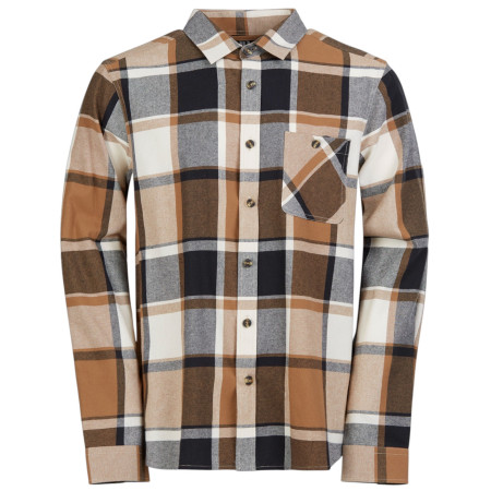 Chemise homme Fundango Harris Shirt brun coffee