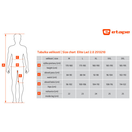 Cuissard de vélo homme Etape Elite Lacl 2.0