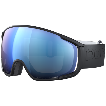Masques ski POC Zonula vert / bleu Uranium Black/Partly Sunny Blue