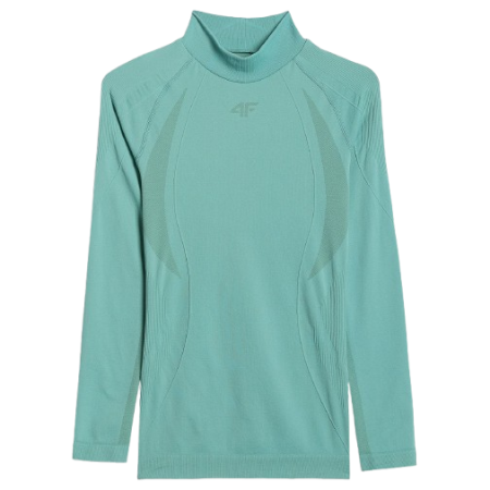 T-shirt fonctionnel femme 4F Seamless Underwear F216 bleu clair TEAL