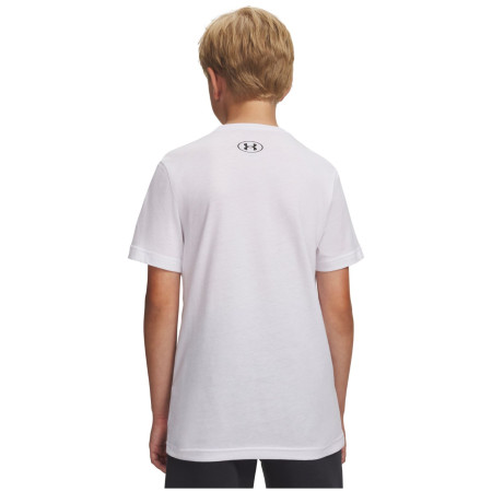 T-shirt fonctionnel enfant Under Armour UA B Patch Pack Wm SS White