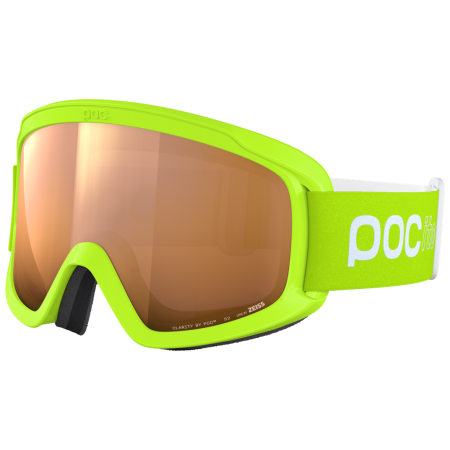 Masques de ski enfant POC POCito Opsin jaune Fluorescent Yellow/Green/Partly Sunny Light Orange