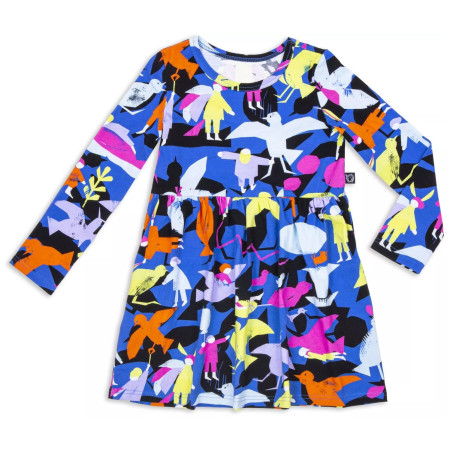 Robe fille Wouki Himawari Magenta