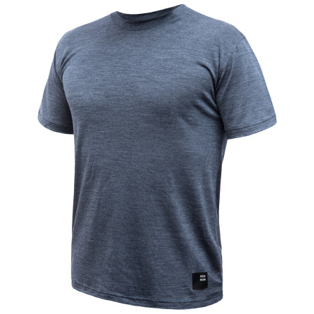 T-shirt fonctionnel homme Sensor Merino Lite bleue mottled blue