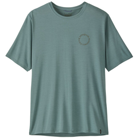 T-shirt homme Patagonia Men's Capilene Cool Daily Shirt - Spoke Stencil bleu Blue Sage - Light Blue Sage X-Dye