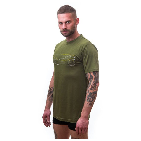 T-shirt homme Sensor Merino Wool Active PT Track (short sleeve)