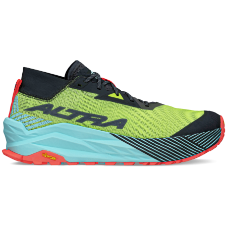 Chaussures de running hommes Altra Olympus 275 vert - bleu Black/Yellow
