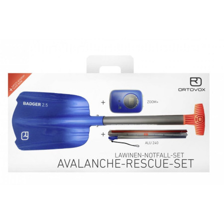 Pack sécurité avalanche Ortovox Avalanche Rescue Set Zoom+ bleue DiverseFarben