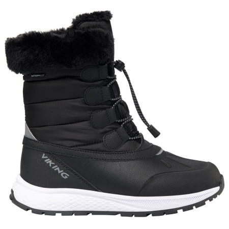 Bottes d'hiver enfant Viking Outdoor Footwear Equip Warm WP Zip Black/Granite noir / gris Black/Granite