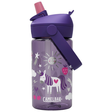 Bouteille Camelbak Thrive Flip Straw Kids 0,4l violet Unicorn Party