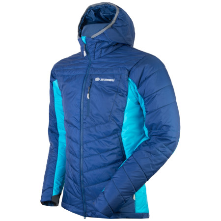 Veste homme Sir Joseph Lotus Hooded Man bleue Navy/Turquoise