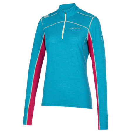 Veste polaire fonctionnelle femme La Sportiva Swift Long Sleeve W bleu / rose Crystal/Cerise