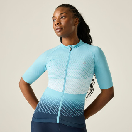 Maillot vélo femme Dare 2b Lightnint short sleeve printed jersey