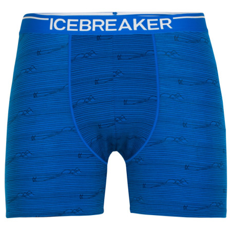 Caleçon homme Icebreaker Mens Anatomica Boxers bleue / noir lazurite/midnight navy/aop