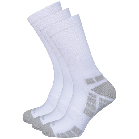 Chaussettes MOOA Silver Bamboo 3-pack blanc / gris White/Grey