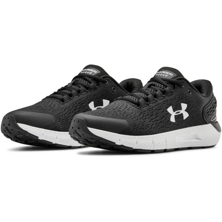 Chaussures de running hommes Under Armour Charged Rogue 2 noir / blanc Black/White/White