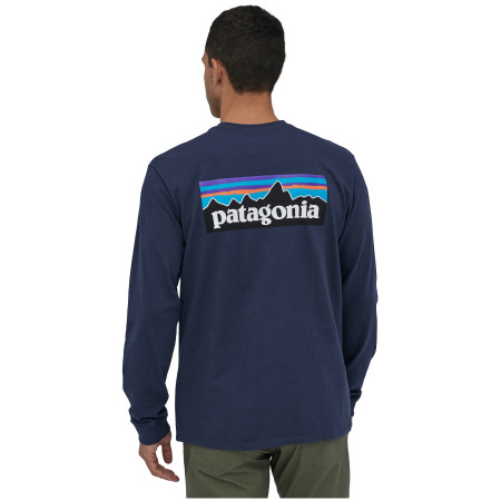 T-shirt homme Patagonia P-6 Logo Responsibili Tee LS