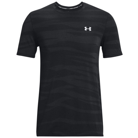 T-shirt homme Under Armour Seamless Novelty SS vert Black / / Mod Gray