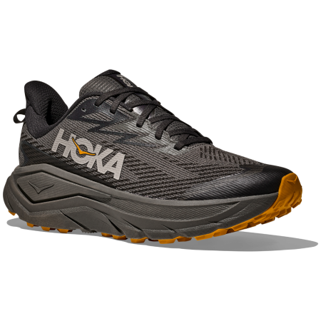 Chaussures homme Hoka M Challenger 8 Gtx gris / jaune Asphalt Grey / Varsity Yellow
