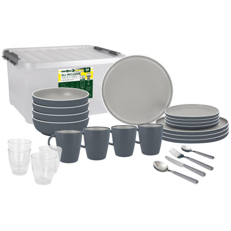 Set de vaisselle Brunner All Inclusive Trilogy Grey