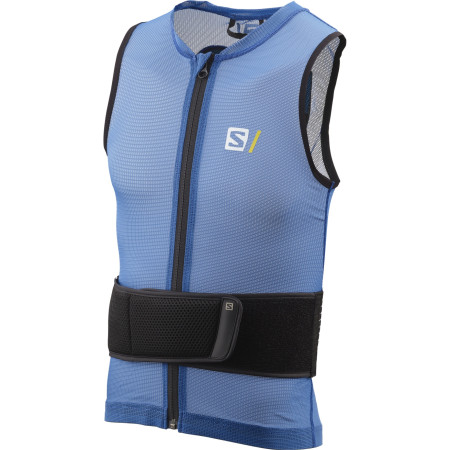 Protection dorsale enfant Salomon Flexcell Pro Vest Jr bleue RaceBlue