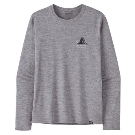 T-shirt homme Patagonia M's L/S Cap Cool Daily Graphic Shirt - Lands