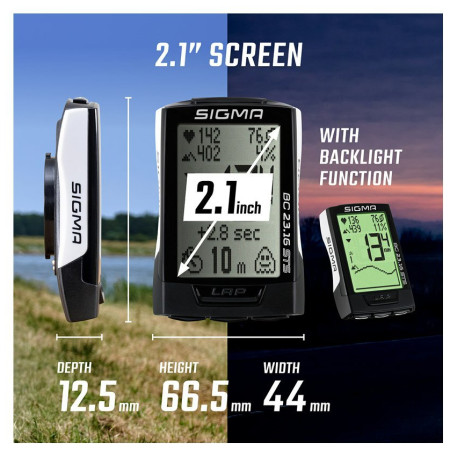 Compteur vélo Sigma BC 23.16 STS/CAD bezdrátový