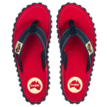 Tongs Gumbies Islander Red Coast