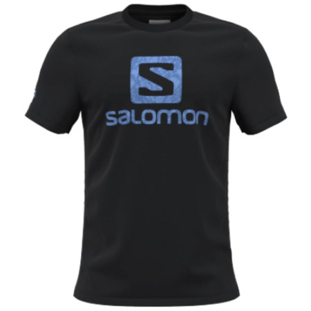 T-shirt homme Salomon Outlife Logo Ss Tee M vert Black