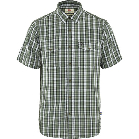 Chemise homme Fjällräven Abisko Cool Shirt SS M green Patina Green-Dark Navy