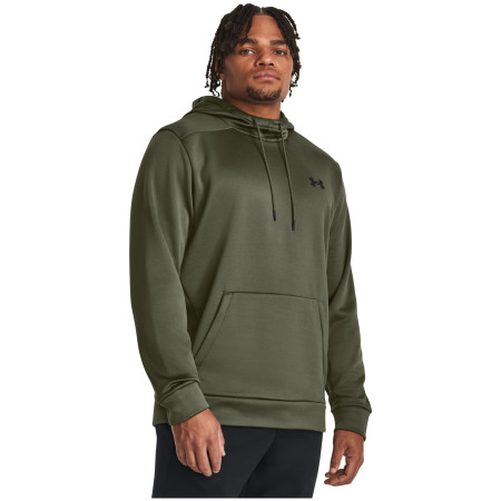 Sweat-shirt homme Under Armour Armour Fleece Hoodie vert foncé Marine OD Green / / Black