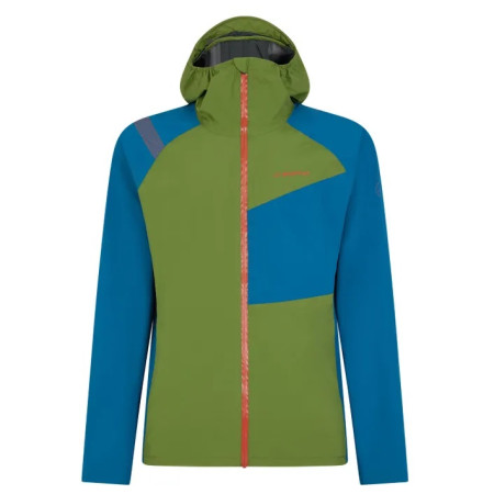 Veste homme La Sportiva Run Jkt M green Kale/Space Blue
