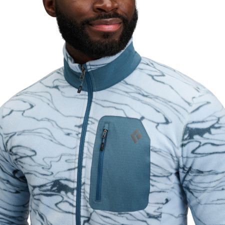 Sweat-shirt homme Black Diamond Rift HZ Fleece Jacket
