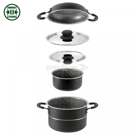 Set de vaisselle Brunner Pirate 6+1 18 cm