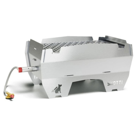 Barbecue pliable SKOTTI Original Grill argenté ocelová