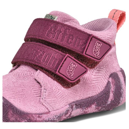 Chaussures enfant Affenzahn Prewalker Low Boot Leather Talky - Otter